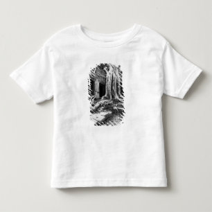 カンボジア アンコール遺跡 タプロームの木 トドラーTシャツ