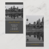 カンボジア|アンコール・ワットの写真のカスタムなプロフィールカード 名刺 (正面/裏面)