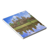 カンボジア、カンプチア、アンコールワット寺院。 ノートパッド (アングル)