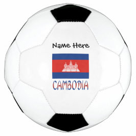 カンボジア カンボジア国旗 名前入り サッカーボール
