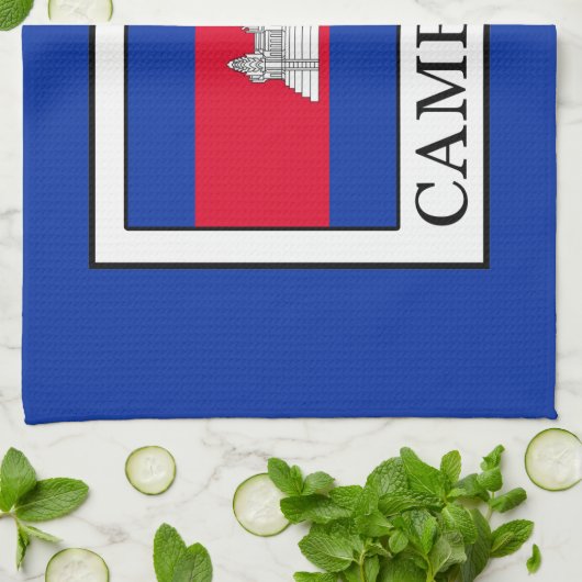 カンボジア キッチンタオル (折り畳み)