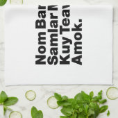 カンボジア/クメール通り食 キッチンタオル (折り畳み)