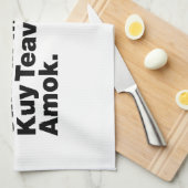 カンボジア/クメール通り食 キッチンタオル (四つ折り)