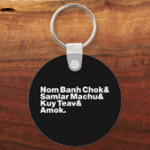 カンボジア/クメール通り食 キーホルダー (正面)