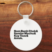 カンボジア/クメール通り食 キーホルダー (正面)
