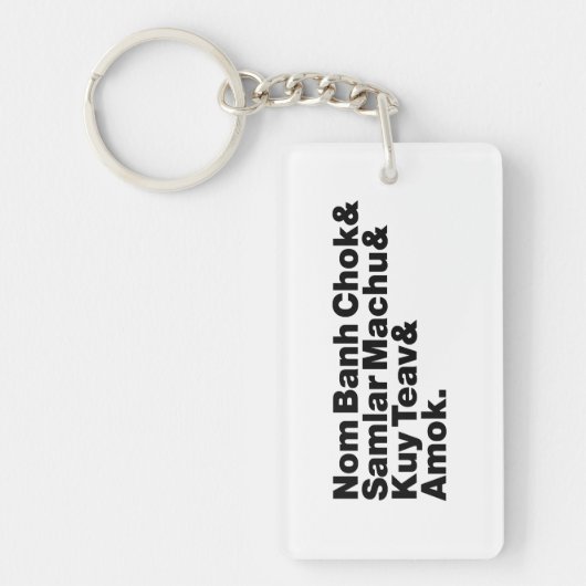 カンボジア/クメール通り食 キーホルダー (正面)