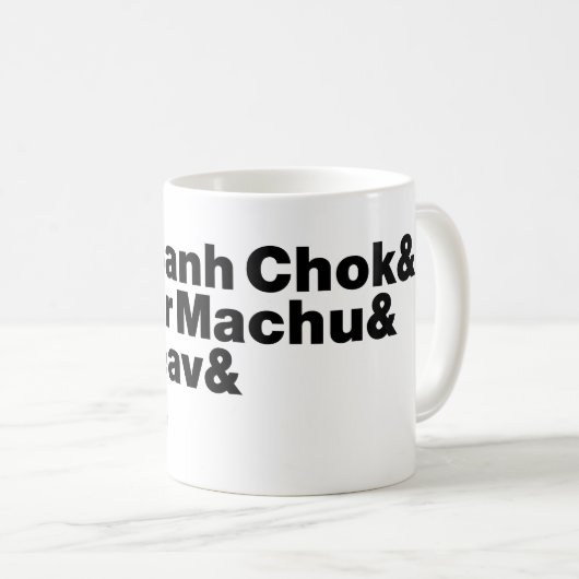 カンボジア/クメール通り食 コーヒーマグカップ (正面右)