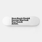 カンボジア/クメール通り食 スケートボード (横)