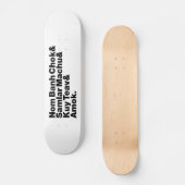 カンボジア/クメール通り食 スケートボード (正面)