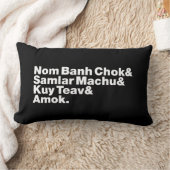 カンボジア/クメール通り食 ランバークッション (ブランケット)