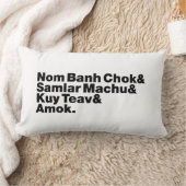 カンボジア/クメール通り食 ランバークッション (ブランケット)