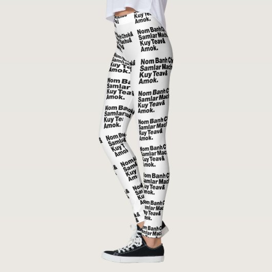 カンボジア/クメール通り食 レギンス (左)