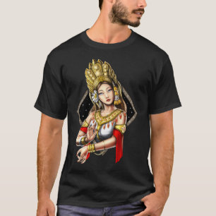 カンボジア クメール アプサラスダンサー Tシャツ