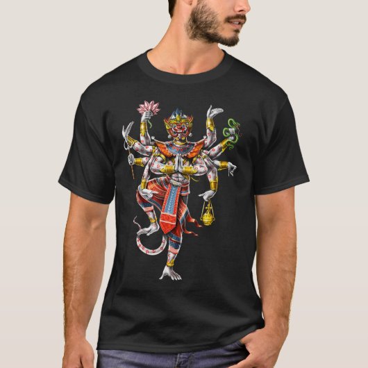 カンボジア クメール ハヌマン Tシャツ (正面)