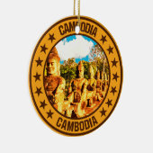 カンボジア セラミックオーナメント (右)