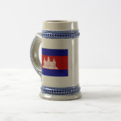 カンボジア ビールジョッキ (正面左)