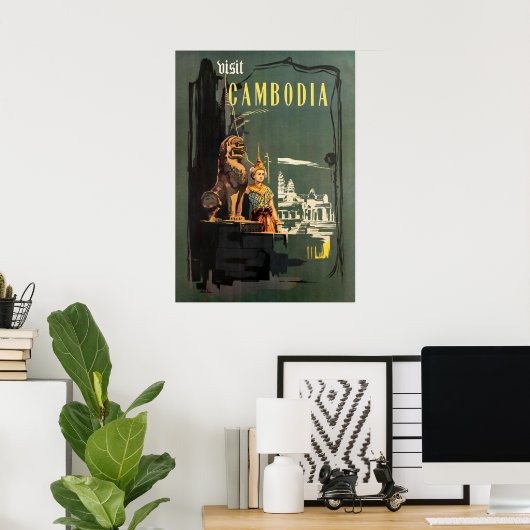 カンボジア ポスター (ホームオフィス)