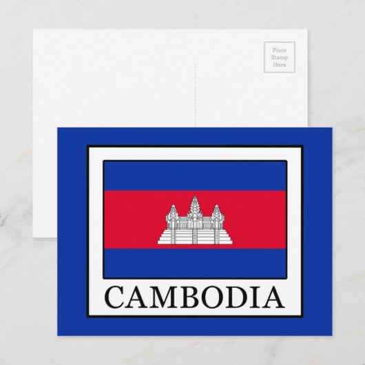 カンボジア ポストカード (正面/裏面)