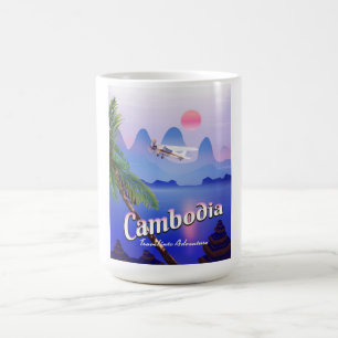 カンボジア「冒険の旅へ」 コーヒーマグカップ
