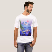 カンボジア「冒険への旅」 Tシャツ (正面フル)
