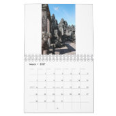 カンボジア: Angkorのシェムリアップそして寺院 カレンダー (3月 2027)