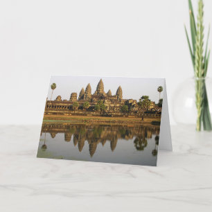 カンボジア   Angkor Watトラベルフォトカスタムカード カード