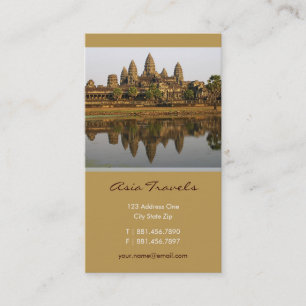 カンボジア  Angkor Watフォトプロカスタムファイルカード 名刺
