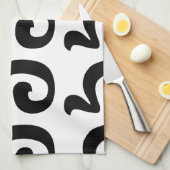 カンボジアNumber 6 / 6 / ៦ (Pram Muj)クəメール キッチンタオル (四つ折り)