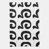 カンボジアNumber 6 / 6 / ៦ (Pram Muj)クəメール キッチンタオル (縦)