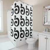 カンボジアNumber 6 / 6 / ៦ (Pram Muj)クəメール シャワーカーテン (インサイチュ)