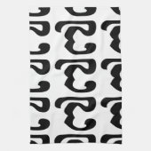 カンボジアNumber 7 / ៧ 7 / (Pram Pi)クメール キッチンタオル (縦)