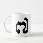 カンボジアNumber 7 / ៧ 7 / (Pram Pi)クメール コーヒーマグカップ (左)