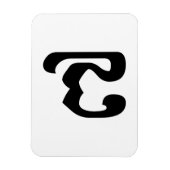 カンボジアNumber 7 / ៧ 7 / (Pram Pi)クメール マグネット (縦)