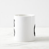 カンボジアNumber 8 / 8 / ៨ (Pram Bei)クメール コーヒーマグカップ (中央)