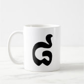 カンボジアNumber 8 / 8 / ៨ (Pram Bei)クメール コーヒーマグカップ (左)