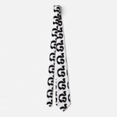 カンボジアNumber 8 / 8 / ៨ (Pram Bei)クメール ネクタイ (裏面)