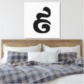 カンボジアNumber 9 / 9 / ៩ (Pram Buen)クメール キャンバスプリント (インサイチュ (寝室))