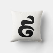 カンボジアNumber 9 / 9 / ៩ (Pram Buen)クメール クッション (裏面)