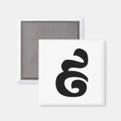 カンボジアNumber 9 / 9 / ៩ (Pram Buen)クメール マグネット (正面/裏面)