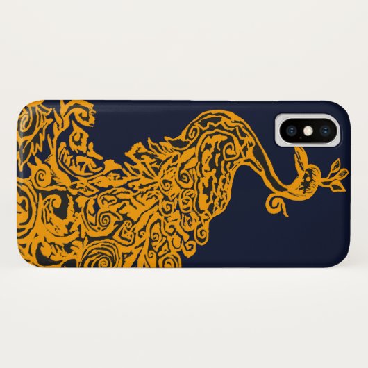カンボジアPeacock iPhone / iPadケース Case-Mate iPhoneケース (裏面(横))