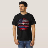 カンボジアUSアメリカ合衆国アメリカ統一された州 Tシャツ (正面フル)