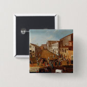 カンポのdei Gesuiti、ベニスのボールのゲーム 缶バッジ (正面&裏面)