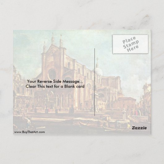 カンポサンティジョバンニエパオロバイフランチェスコガーディ ポストカード (裏面)