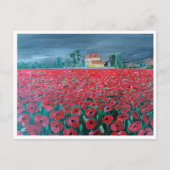 カンポデアマ絵を描ポラスバイアルフレッドキツネ ポストカード (正面)