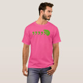 カンマカメレオン面白い Tシャツ (正面フル)