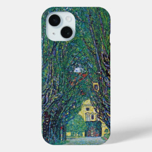 カンマー公園の遊歩道(Gustav Klimt作) iPhone 15ケース