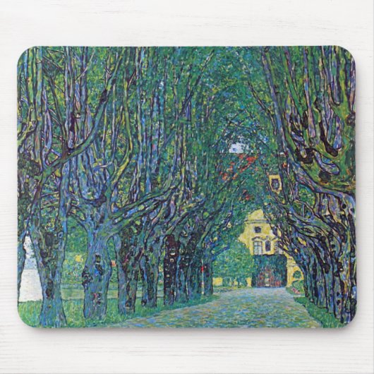 カンマー公園の遊歩道(Gustav Klimt) マウスパッド (正面)