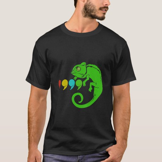 カンマ区切り1 Tシャツ (正面)