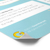 カンマ接続 ポスター (角)