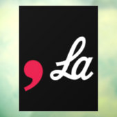 カンマ・ラおもしろい句読点Kamala Harris ウィンドウサイン (シート3)